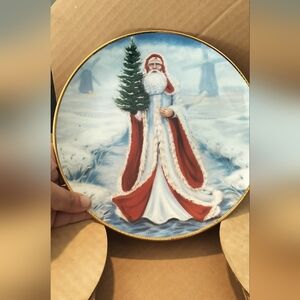 Vintage Duncan Royale Kris Kringle collection plate